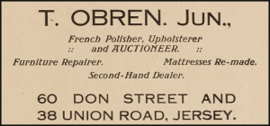 Advert from Jersey Leader, 1935