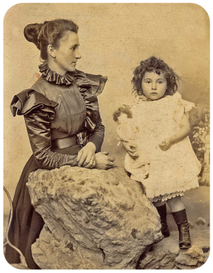 Alice Jane Langdon (1865-1942), nee Baudains, and Eddie