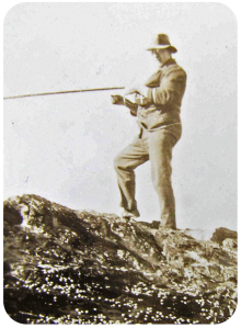 Charles Quesnel fishing off Australia's Gold Coast