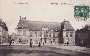The Brittany parliament building in Rennes