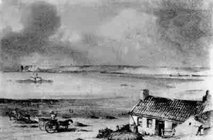 The La Pulente end of the bay