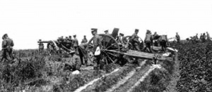 Artillery drill in 1901