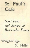 St Paul's Cafe advert
