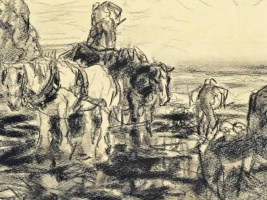 'Loading the vraic carts', sold in 2011 for £938