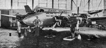 A Jersey Airlines Heron at Coventry Airport