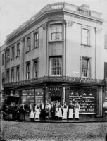 Le Riches Stores on the corner with Halkett Place