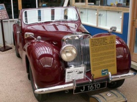 The first Triumph Roadster used, was in a very poor state of repair until it was renovated in 2009
