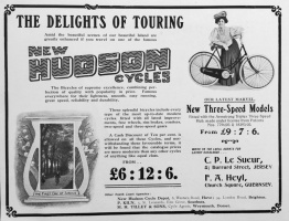 Several members of the Le Sueur family had businesses selling bicycles. It is not clear whether C P Le Sueur was related to the owners of the Halkett Place business, or to Charles, who was in business at Cheapside
