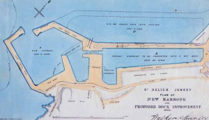 An 1843 harbour development plan