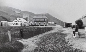 A very old photograph, before the Prince of Wales Hotel was built