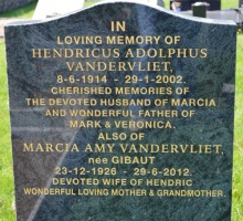 Vandervliet - St Ouen parish cemetery