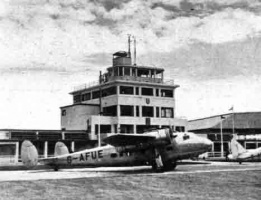 DH89 Flamingo G-AFUE on the apron