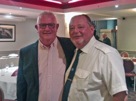 Mike Pitman and Philippe Robineau in 2019 - two Emeraude stalwarts