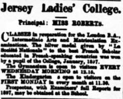 1899 Evening Post advert