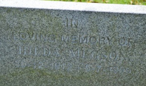 Megson - St Ouen parish cemetery