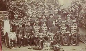 The Salvation Army band in 1908