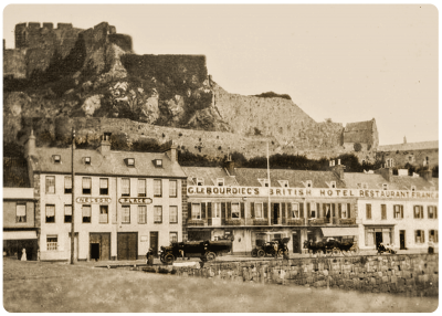 The hotel when managed by Gustave Le Bourdiec