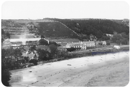 A large heated glasshouse next to St Brelade's Bay Hotel