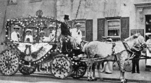 The White Coons participated in early Battle of Flowers