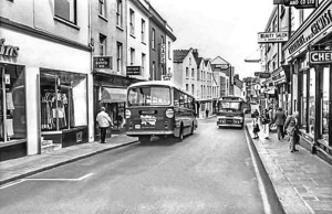 Buses in Bath Street, c1973