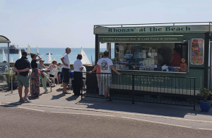 Rhona's seaside cafe at Gorey