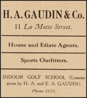 Advert from Jersey Leader, 1935