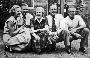 Five Davies siblings in 1952