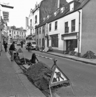 The western end of the street in 1976 - Picture Jersey Evening Post