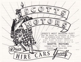 Advert for Scott's Motors