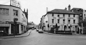The junction with St James' Street ...