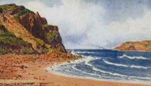 La Cotte Point, home to some of Jersey's oldest residents