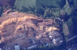 Gigoulande Quarry in 1977