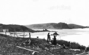 An undeveloped bay in the mid-19th century - picture by Ernest Baudoux