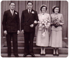 Leonard Le Page and Phyllis, nee Didot. Leonard was born in Jersey in 1921 and died there in 1978. Phyllis was born in St John in 1925, the daughter of Louis Albert and Emma Jane, nee Minchinton The date and location of their marriage is not known. They had three children, perhaps still living