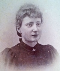 An unknown family member photographed by Toovey and Son in Jersey in 1894