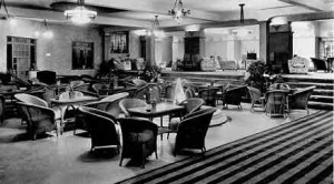 The hotel lounge in 1951