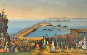 Departure of Queen Victoria, 1846; P J Ouless; Government House