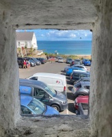 View from the tower at Greve de Lecq