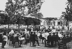 St Helier Boys School band's outdoor performance