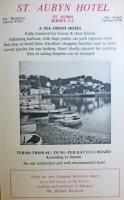 St Aubyn Hotel advert 1970