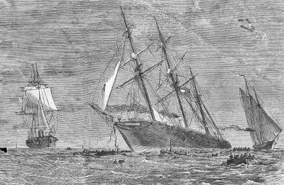 Alabama crew abandon ship