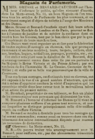 A perfumery was opened at No 11 in 1850, as advertised in Chronique de Jersey