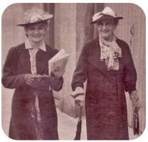 Melina Mary Smith, nee Le Miere, and Emelia Anna Thomas, nee Smith