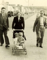 Gladys Malvina Quenault (1922-2011) daughter of John Charles and Lilian Wilkins, married Sidney Charles de la Cour