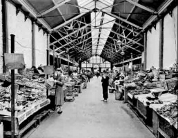 The Beresford Market, which was reduced in size to make way for an enlarged telephone exchange