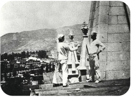 Thomas Edward Le Breton at the Mormon Temple in Utah, 1892