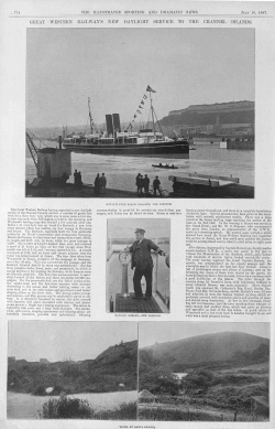 Roebuck enters service in 1897 Read the Illustrated Sporting and Dramatic News article