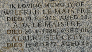 Stuckey - St Ouen parish cemetery