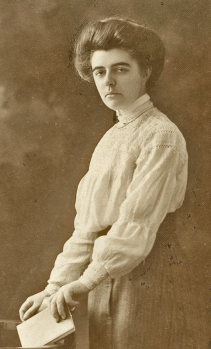 Cecile Louise Pallot (1874-1944) photographed in Budapest in 1910
