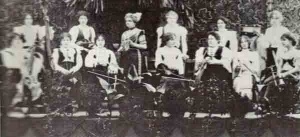 A women's ensemble in 1891